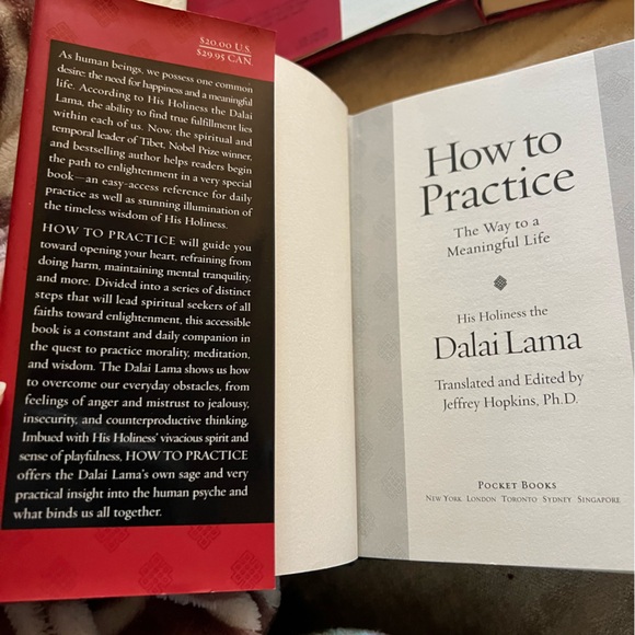 BUDDHISM BOOKS (LOT OF 3) BY HIS HOLINESS THE DALAI LAMA - Picture 5 of 5